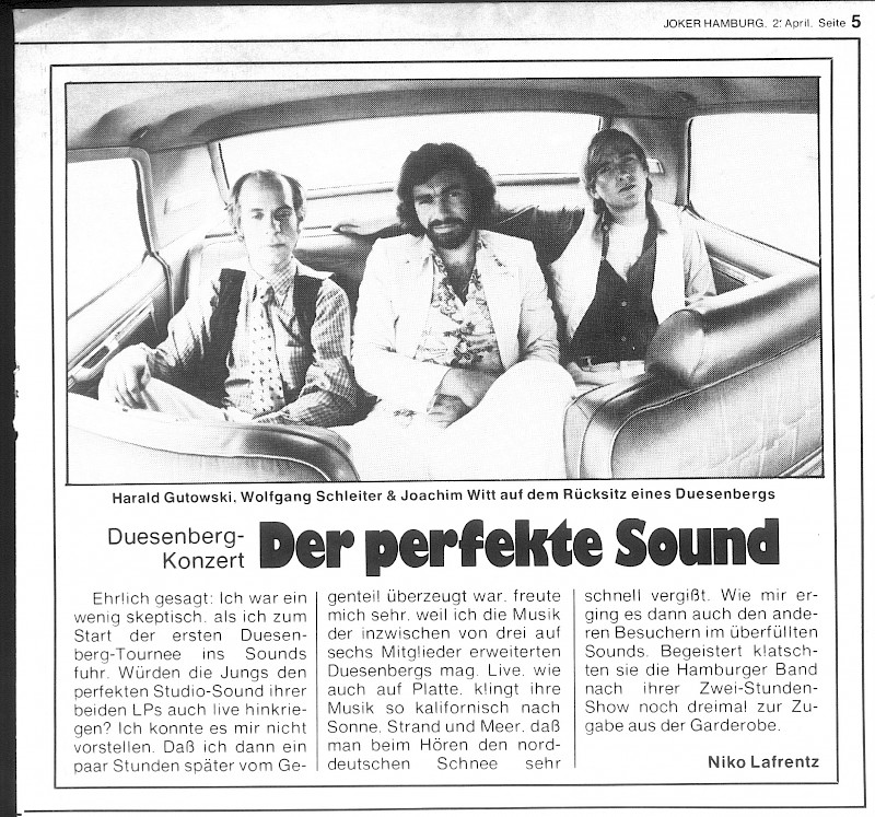 ...Der perfekte Sound...