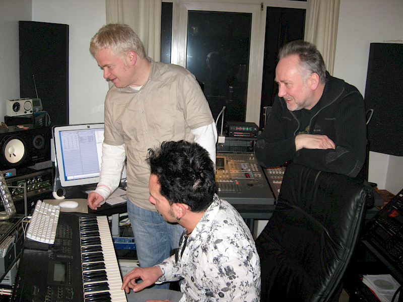 Der Leichtmatrose mit Axel und Joachim im Studio
